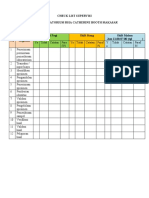 Check List Supervisi Unit Lab Harian