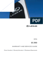 2016 ES 350 Service Manual