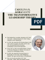 Carolina S. Agravante The Transformative Leadership Theory