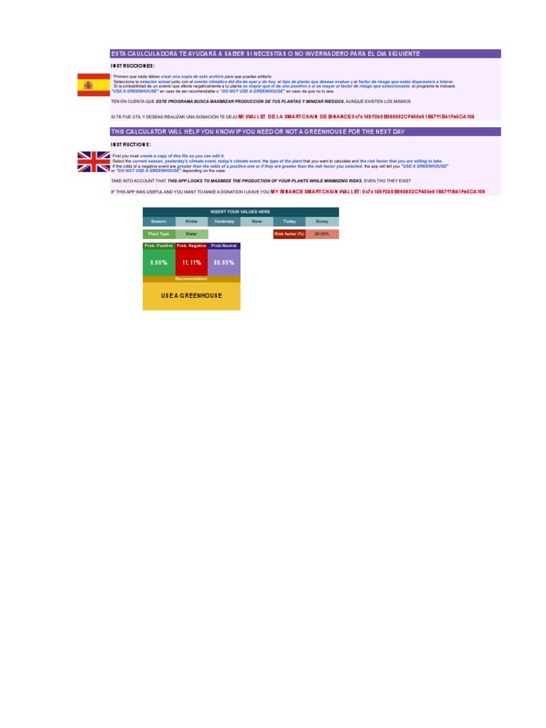 PvU Climate Greenhouse Calculator PDF