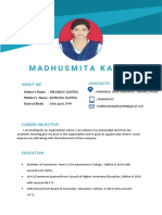 Madhusmita Kantha: Contacts About Me