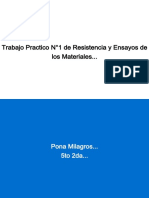 Trabajo Practico N°1 de Resistencia y Ensayos de Los Materiales