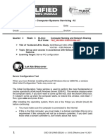 TVL - Computer Systems Servicing - 12: Quarter: 3 Week: 3 ELC(s) : Computer Naming and Network Sharing ELC Code