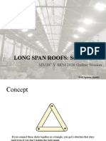 LONG SPAN ROOFS: Steel Trusses: MMBC V SEM 2020 Online Session