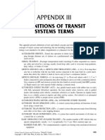 Appendix Iii: Definitions of Transit Systems Terms