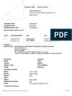 Online and Social Media Related Crime: Complaint Type: Report & Track