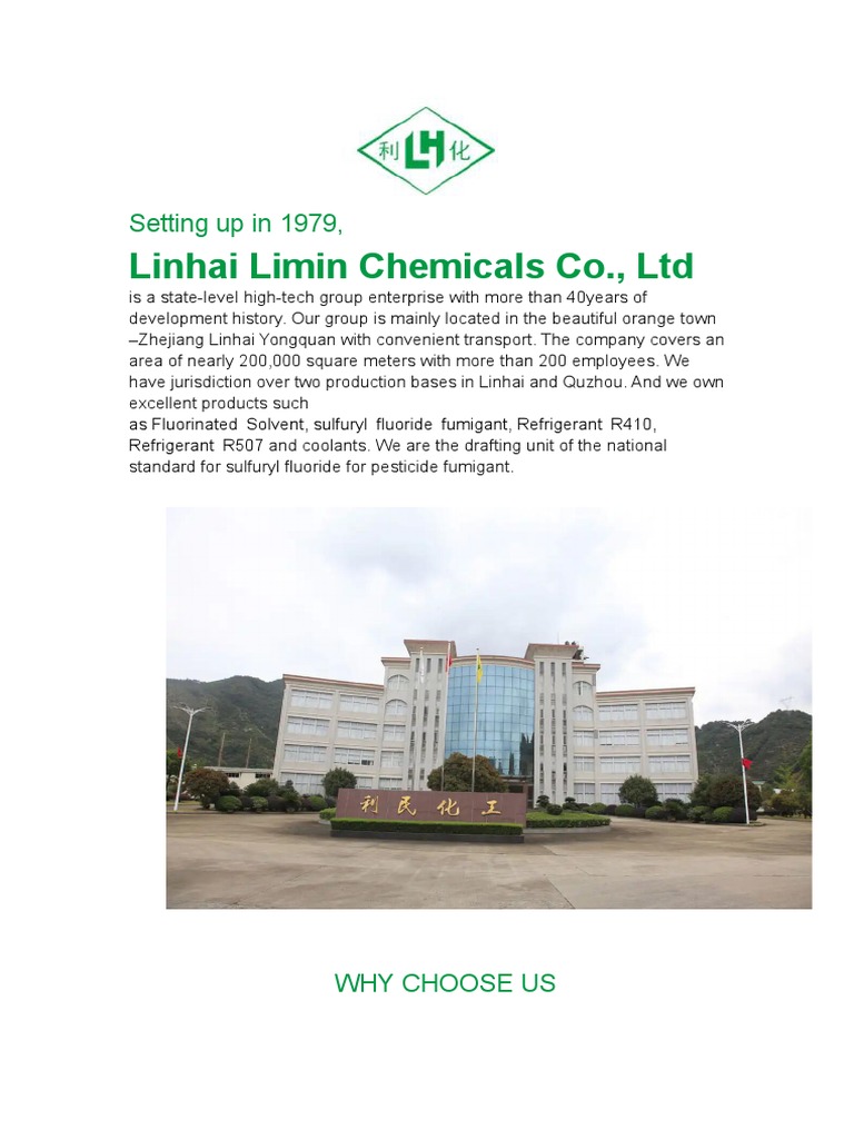 Linhai Limin Chemicals Co., LTD | PDF | Economies