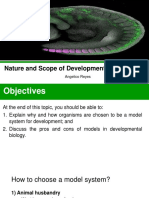 Lecture 1 Nature and Scope of Developmental Biology (Part II)