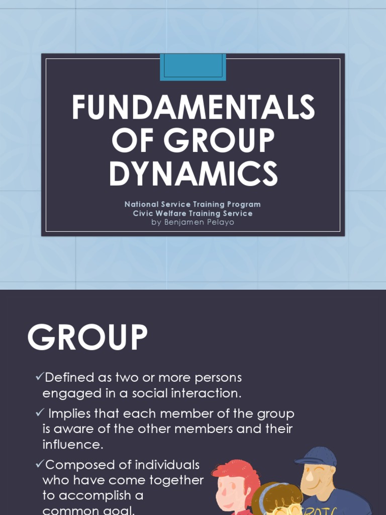 Fundamentals of Group Dynamics in PDF | PDF | Goal | Social Group