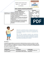 Presentamos Nuestro Proyecto Participativo: Competencia Criterios Proposito