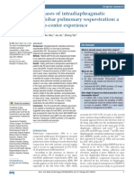 Ten Cases of Intradiaphragmatic Extralobar Pulmonary Sequestration: A Single-Center Experience