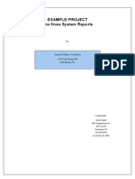 Example Project Fire Hose System Reports