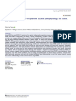 Long COVID or post-COVID-19 Syndrome Putative Pathophysiology, Risk Factors