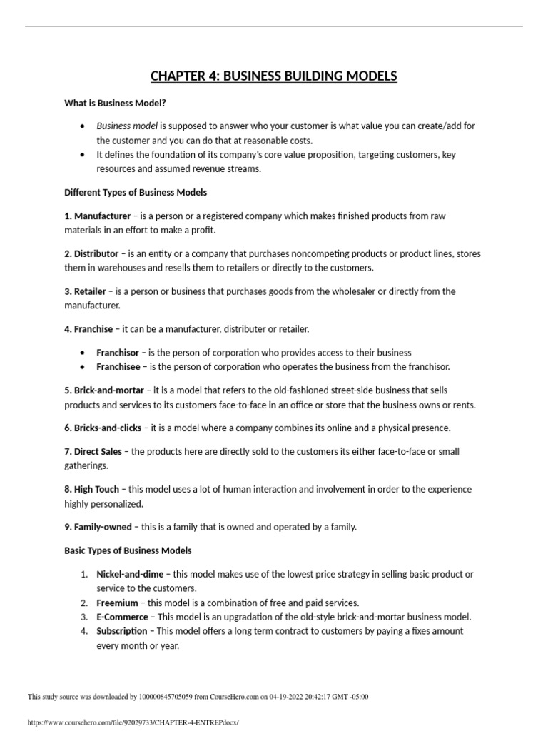 Chapter 4 Entrep | PDF | Market Segmentation | Franchising