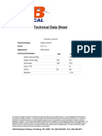 Technical Data Sheet: Technical Name: CAS #: Appearance: Technical Parameters: Min Max