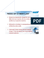 Need of Cyber Law