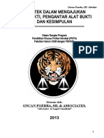 Materi Alat Bukti, Surat Pengantar Alat Bukti Dan Kesimpulan - 2013