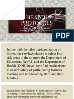 Health Protocols: School Health Nurse Designate
