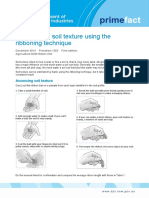 Determining Soil Texture Using The Ribboning Technique