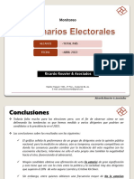 Escenarios Electorales - Abril 2022