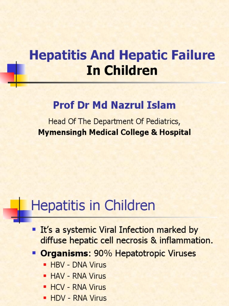 Hepatitis and Liver Failure in Children | PDF | Hepatitis | Hepatitis B
