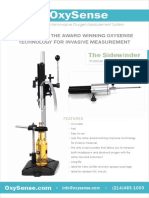 The Sidewinder: Introducing The Award Winning Oxysense Technology For Invasive Measurement