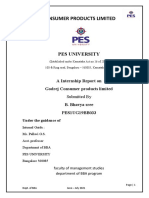 Godrej Consumer Products Limited: Pes University