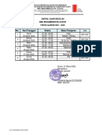 Jadwal Ujian Sekolah 21-22