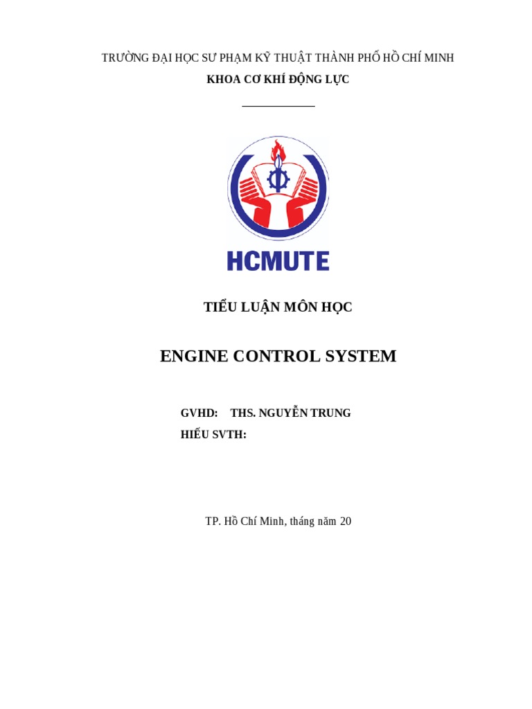 Engine Control System | PDF