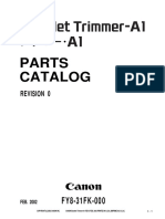 Booklet Trimmer-A1 Parts Catalog