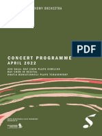 Singapore Symphony Apr 2022 Programme