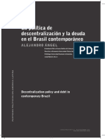 La Política de Descentralización y La Deuda en El Brasil Contemporáneo