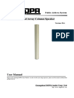 Manual - DSP1501 - Phased Array Column Speaker - F0.1