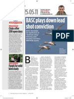 BASC Plays Down Lead Shot Conviction, 25th May 2011