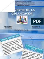 Elementos de La Organizacion