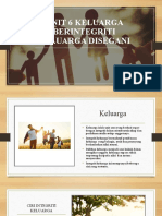 Unit 6 Keluarga Berintegriti Keluarga Disegani