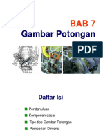 BAB 7 Gambar Potongan