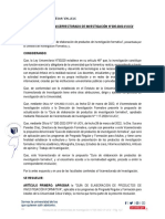 RVI N°205-2022-VI-UCV APRUEBA GUÍA DE ELABORACIÓN DE PRODUCTOS DE INVESTIGACIÓN FORMATIVA