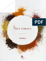 Spice Terrace Menu