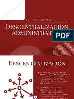 Descentralización Administrativa