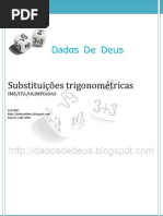 Dados de Deus - Apostila Substituições Trigonométricas