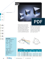 Equilateral Prisms: Ideal For Wavelength Separation in Broadband Applications BK7, SF10, or F2