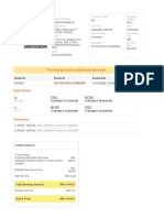 Tax Invoice: This Invoice Is Not A Valid Travel Document