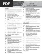 JEE (Main+Advanced) JEE (Main+Advanced) : Study Material Syllabus Leader Test Series Syllabus