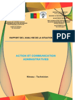 AST Action Et Communication Administratives, Final