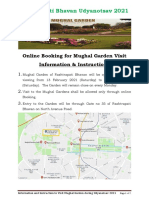 Rashtrapati Bhavan Udyanotsav 2021: Online Booking For Mughal Garden Visit Information & Instructions