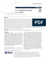 Recent Advances in Transdermal Drug Delivery Systems: A Review