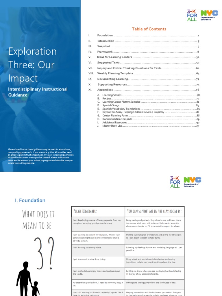 Exploration 3 | PDF | Learning | Preschool