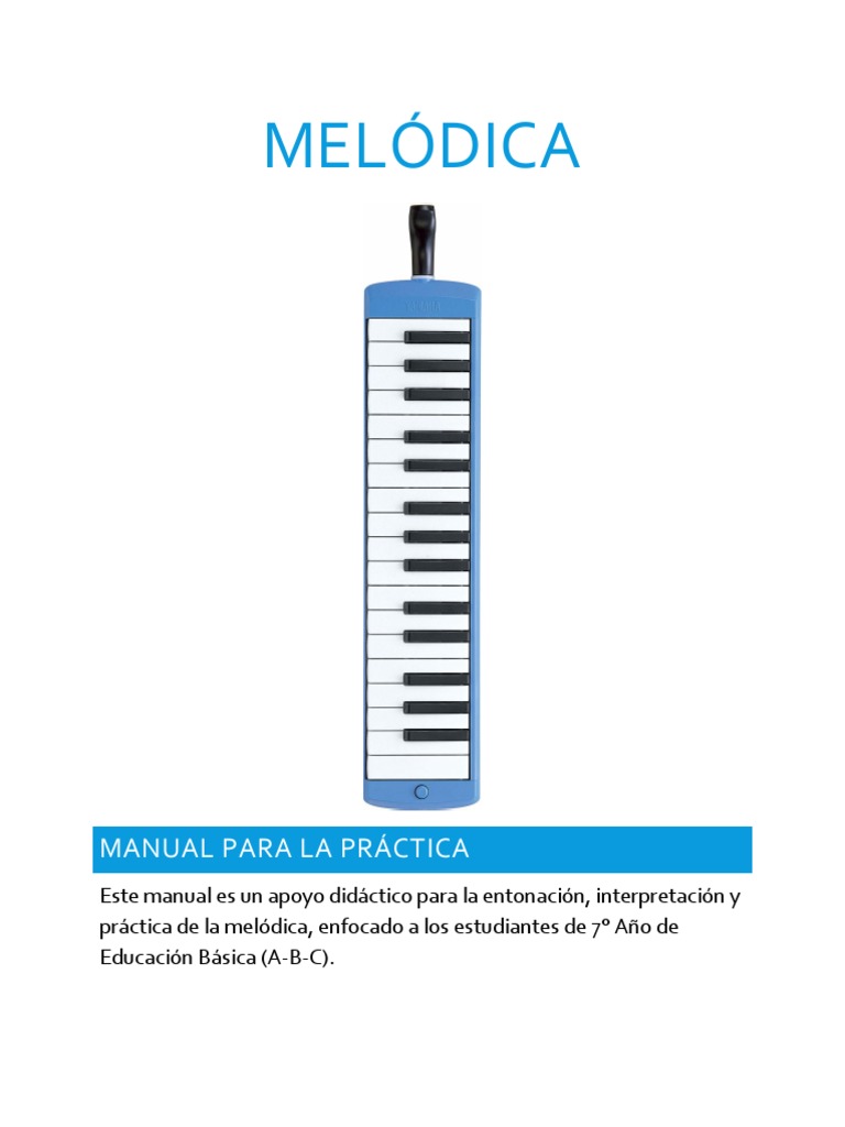 Melódica Manual para La Práctica PDF Tempo Musicología