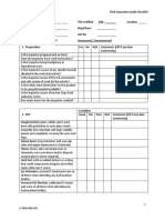 Field Inspection Audit Checklisr